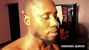 Does this ebony milf college babe crave big black cock in her mouth?