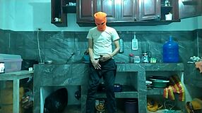 Watch This 25-Year-Old Man's Penis Grow Erect While Waiting In The Kitchen