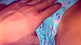 look at this skinny 18+ with big oiled tits in lingerie!