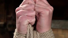 California babe vibrated in tight bondage