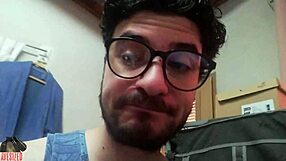 curious how big my dick is? i lube up and masturbate to show you