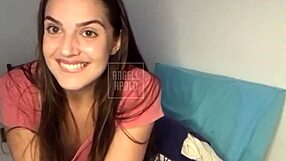 Latina stepdaughter roleplays taboo with daddy