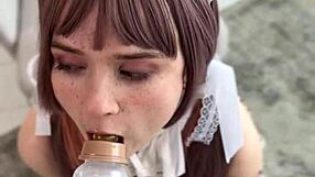 Oh, Sweet Babe in Diaper Cosplay Craves Submissive Fun