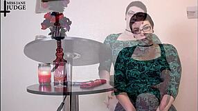 Girl Fucks Guy In Roleplay At Dinner Party With Strapon And Domination