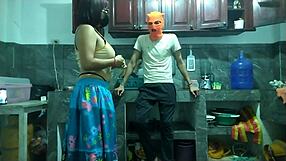 Watch This 25-Year-Old Man's Penis Grow Erect While Waiting In The Kitchen