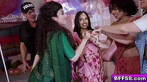 nina white and friends have a hot stripper fuck fest after indian bachelorette party