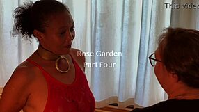 dominatrix april commands ebony slave rose!