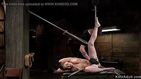 California babe vibrated in tight bondage