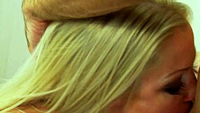 Cindy behr in lingerie enjoys doggy fucking on bed with big cock