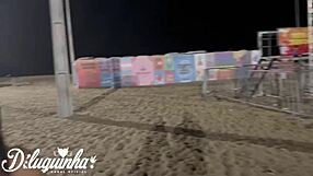 Fucking The Young Girl After Carnival In The Public Bathroom