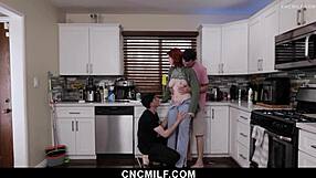 Step Mom Lets Her Stepsons Freeuse Her To Convince Them To Stay With Her - Cncmilf