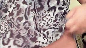 Pregnant Maid Shows Big Boobs and Hairy Pussy Alone