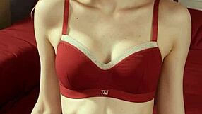 eastern european models pose in flowery underwear, showcasing cute feet and panties