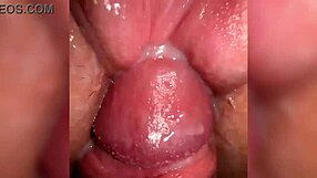 He Fucks A Juicy Pussy Filled With Cum