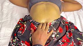 She begs me to cum inside her tight pussy