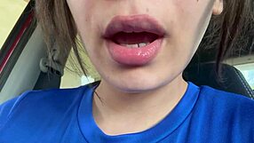 Latina Spits in Mouth While Teasing Ass and Panties