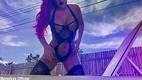 Curvy Ms Red X Teases Fetish