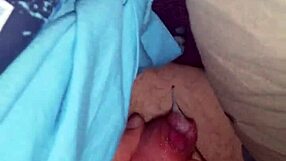 Wife gives a handjob, leading to cumshot