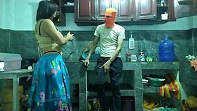 Watch This 25-Year-Old Man's Penis Grow Erect While Waiting In The Kitchen