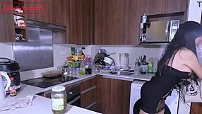 Lustful Tenant Calls Me To Kitchen For Creampie
