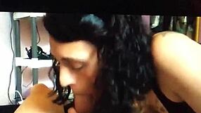 Nicole marshall delivers a sloppy dick sucking session