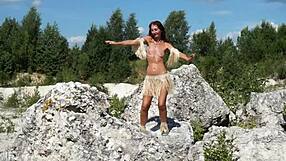 Topless Dance In White Stone Quarry