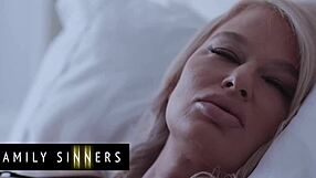 London River Passionately Rides Her Stepson's Throbbing Cock, Moaning In Ecstasy