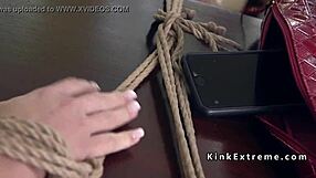 I can’t believe they plugged and banged this huge-tits slave. It’s wild!