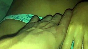 look at this skinny 18+ with big oiled tits in lingerie!