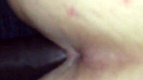 In this interracial scene, a white bitch gets doggystyled by a monster cock and ends with a cumshot