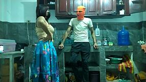 Watch This 25-Year-Old Man's Penis Grow Erect While Waiting In The Kitchen