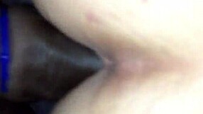 In this interracial scene, a white bitch gets doggystyled by a monster cock and ends with a cumshot