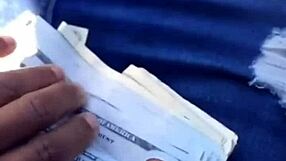 Money makes that pussy wet for cock