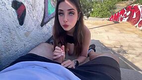 i met a xvideos follower and we ended up in his car for a public video, it was so cute