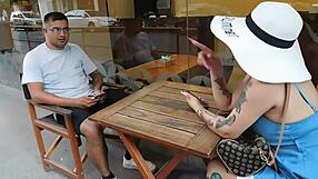 Lo vi en un bar y me lo traje para darle flor de cojida