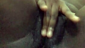 Hey, wanna see this small tit ebony play solo with her wet pussy?