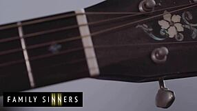 London River Passionately Rides Her Stepson's Throbbing Cock, Moaning In Ecstasy