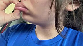 Latina Spits in Mouth While Teasing Ass and Panties