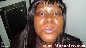 Cumlotta Hunter OWNED As Glory Hole Slut, Swallowing Cum!