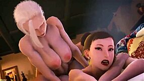 cammy the futanari shemale ladyboy explores her big cock in this story