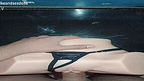 Yo, check Trailer Candy in a black thong getting wild in the USA!