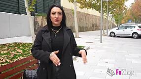 sexual tour in madrid with nelia estrada's huge tits exploring the capital!