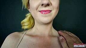 Blonde Cute Hottie Keyton Sucks Cock And Gets Wet Pussy Fucked