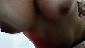 I watch my big natural tits bouncing in closeup as morena amadora brasileira