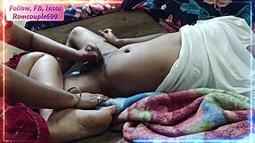 Girlfriend sucks her boyfriend's dick