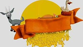 Mysterious beauty sucks and fucks a farmer's cock