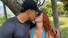Afternoon of exercise ends in an outdoor fuck with a stranger - andrea castro & milanrodriguez