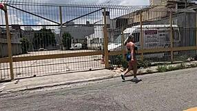 I spotted a hot blonde on the street and took her home for tight pussy and ass fucking