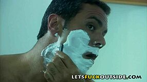 country couple explores outdoor fun in costumes