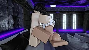 Submissive Slut Fucked In Roblox Condo